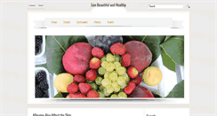 Desktop Screenshot of livebeautifulandhealthy.com