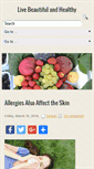 Mobile Screenshot of livebeautifulandhealthy.com